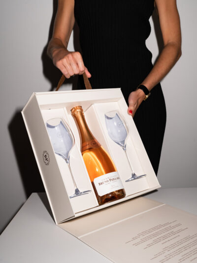 Champagner Geschenkset mit Gläsern Bruno Paillard